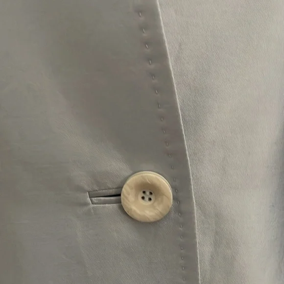 Adrienne Vittadini beautiful blue satin jacket. Size 6 NWT - Picture 2 of 8